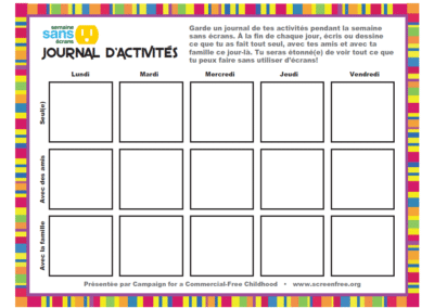 Activity Log (French) 🖨