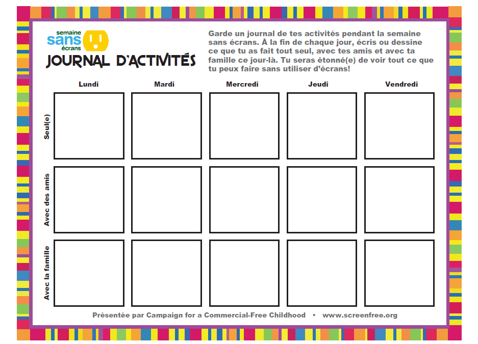 Activity Log (French) 🖨