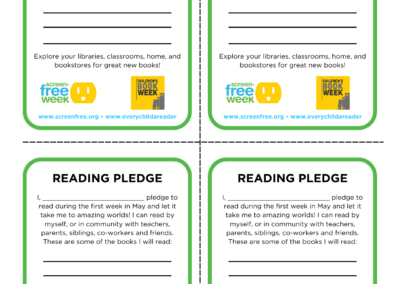 Reading Pledge (English)