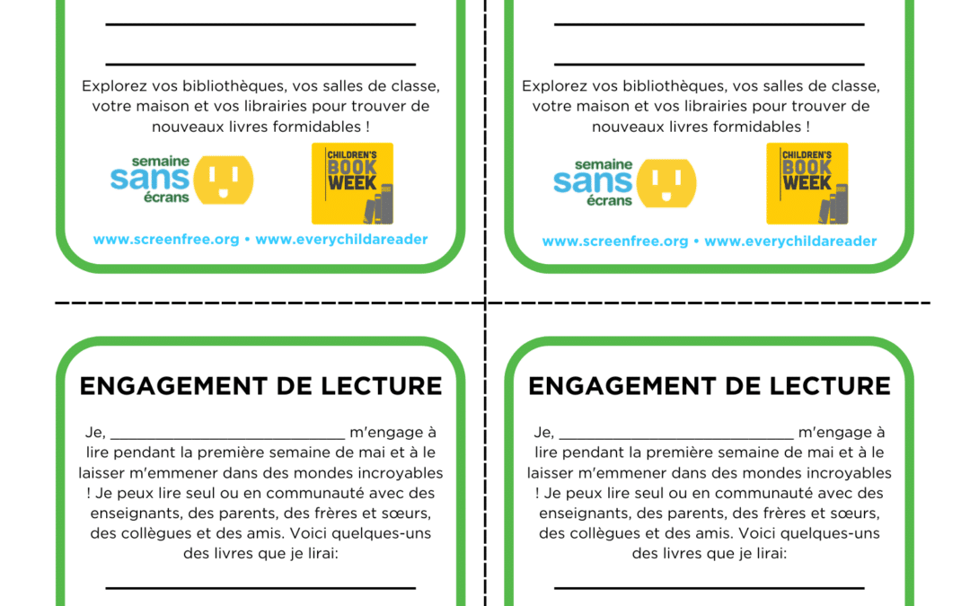 Reading Pledge (French)