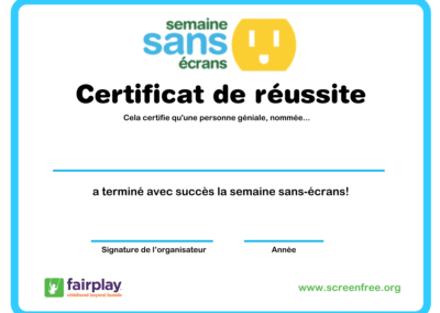 Certificate (French) 🖨