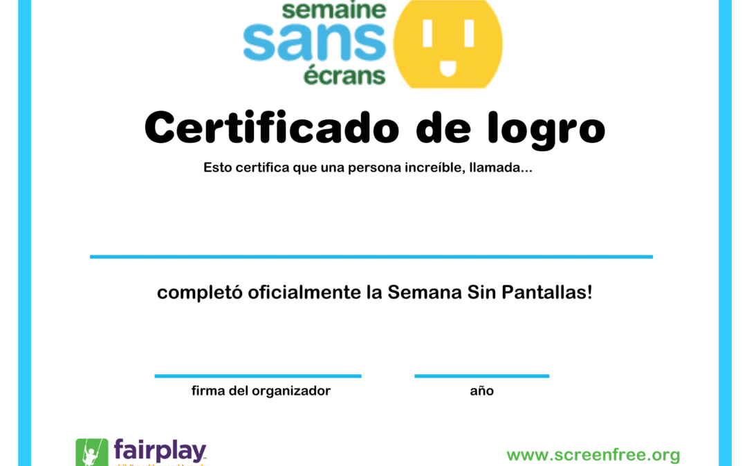 Certificate (Spanish) 🖨